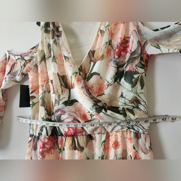 Alexia Admor Floral Maxi Cold Shoulder Dress - Picture 7 of 7